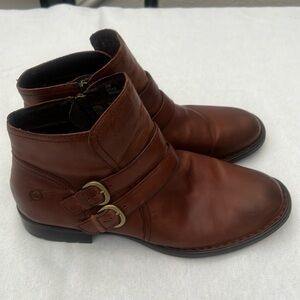 BORN Pilos Women’s Leather Ankle Boots Size 10M